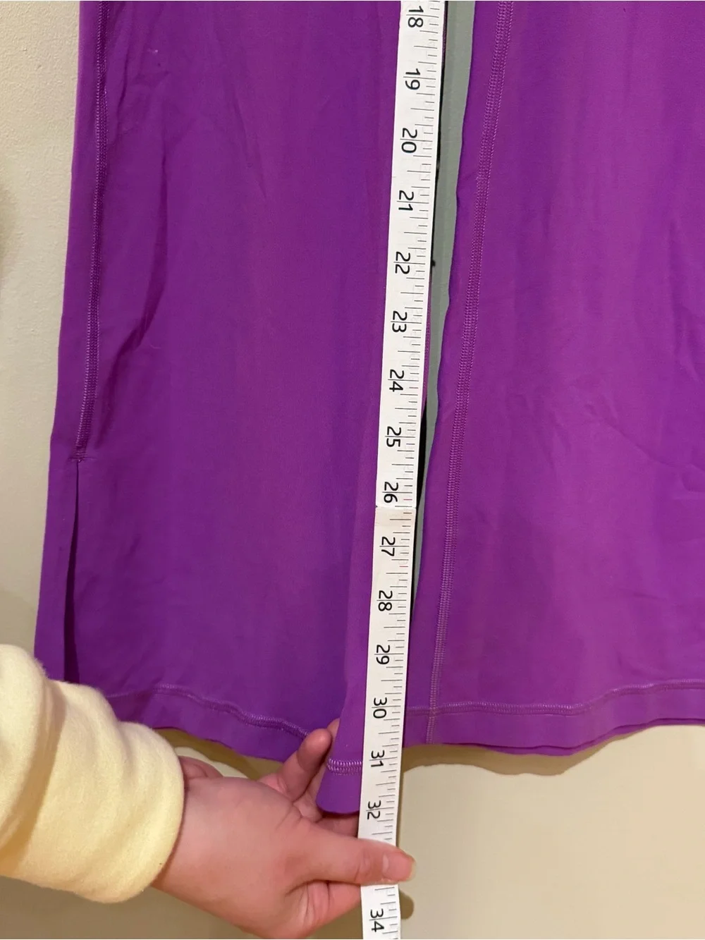 Lululemon Purple Groove Super-High-Rise Split- Hem Flare Pant Size 4